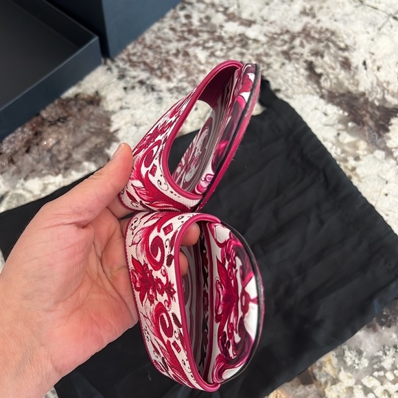 DOLCE & GABBANA PRINTED CANCAS SLIDES SIZE 38.5 - Picture 14 of 17